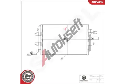 ESEN SKV Kondenz�tor klimatizace ESN 86SKV435, 86SKV435