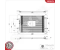 Kondenz�tor klimatizace&nbsp;ESEN SKV&nbsp;&dash;&nbsp;ESN 86SKV438