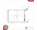 Kondenz�tor klimatizace&nbsp;ESEN SKV&nbsp;&dash;&nbsp;ESN 86SKV445