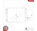 ESEN SKV Kondenz�tor klimatizace ESN 86SKV454, 86SKV454