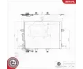 ESEN SKV Kondenz�tor klimatizace ESN 86SKV459, 86SKV459