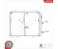 ESEN SKV Kondenz�tor klimatizace&nbsp;&dash;&nbsp;ESN 86SKV461