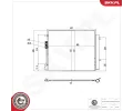 Kondenz�tor klimatizace&nbsp;ESEN SKV&nbsp;&dash;&nbsp;ESN 86SKV468
