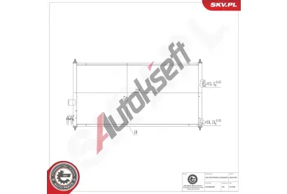 ESEN SKV Kondenztor klimatizace ESN 86SKV499, 86SKV499