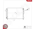 Kondenz�tor klimatizace&nbsp;ESEN SKV&nbsp;&dash;&nbsp;ESN 86SKV507