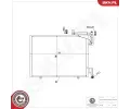 Kondenz�tor klimatizace&nbsp;ESEN SKV&nbsp;&dash;&nbsp;ESN 86SKV508