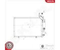 Kondenz�tor klimatizace&nbsp;ESEN SKV&nbsp;&dash;&nbsp;ESN 86SKV512