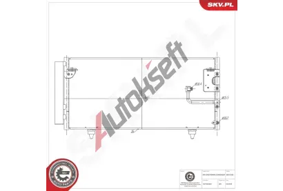 ESEN SKV Kondenztor klimatizace ESN 86SKV550, 86SKV550