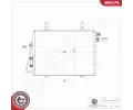 ESEN SKV Kondenz�tor klimatizace ESN 86SKV573, 86SKV573