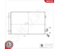 Kondenz�tor klimatizace&nbsp;ESEN SKV&nbsp;&dash;&nbsp;ESN 86SKV577