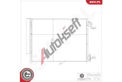 ESEN SKV Kondenz�tor klimatizace ESN 86SKV585, 86SKV585
