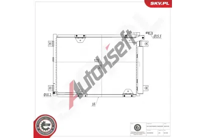 ESEN SKV Kondenztor klimatizace ESN 86SKV595, 86SKV595