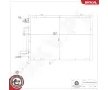 Kondenztor klimatizace ESEN SKV ‐ ESN 86SKV612