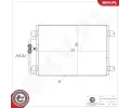 Kondenz�tor klimatizace&nbsp;ESEN SKV&nbsp;&dash;&nbsp;ESN 86SKV621