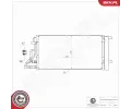 ESEN SKV Kondenz�tor klimatizace ESN 86SKV624, 86SKV624