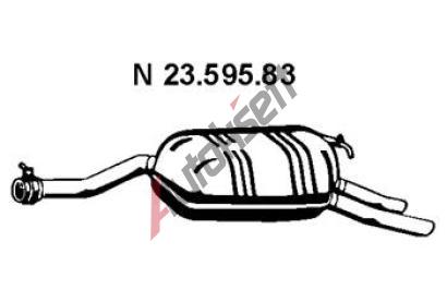 EBERSP�CHER Zadn� tlumi� v�fuku ESR 23.595.83, 23.595.83