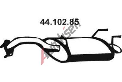 EBERSPÄCHER Zadní tlumič výfuku ESR 44.102.85, 44.102.85 EBERSPÄCHER Zadní tlumič výfuku ESR 44.102.85, 44.102.85