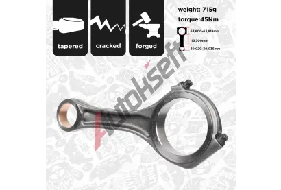 ET ENGINETEAM Ojnice ETE OM0077, OM0077