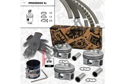 ET ENGINETEAM Sada pístu ETE PM008500VR2, PM008500VR2 ET ENGINETEAM Sada pístu ETE PM008500VR2, PM008500VR2