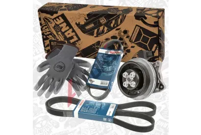 ET ENGINETEAM Vodní pumpa klínového drážkového řemenu ETE PW0010VR2, PW0010VR2 ET ENGINETEAM Vodní pumpa klínového drážkového řemenu ETE PW0010VR2, PW0010VR2