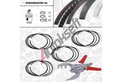 ET ENGINETEAM Sada pístních kroužků ETE R1003600VR1, R1003600VR1 ET ENGINETEAM Sada pístních kroužků ETE R1003600VR1, R1003600VR1