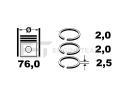 ET ENGINETEAM Sada pstnch krouk ETE R1004400, R1004400