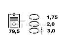 ET ENGINETEAM Sada pstnch krouk ETE R1005000, R1005000
