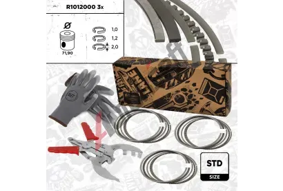 ET ENGINETEAM Sada p�stn�ch krou�k� ETE R1012000VR2, R1012000VR2