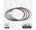 ET ENGINETEAM Sada pístních kroužků ETE R1012100VR1, R1012100VR1