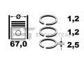 ET ENGINETEAM Sada pstnch krouk ETE R4001300, R4001300