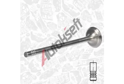 ET ENGINETEAM Výfukový ventil ETE VE0187, VE0187 ET ENGINETEAM Výfukový ventil ETE VE0187, VE0187