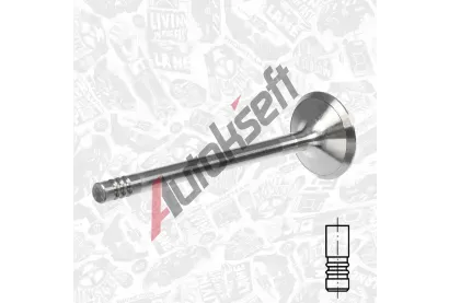 ET ENGINETEAM Výfukový ventil ETE VE0189, VE0189 ET ENGINETEAM Výfukový ventil ETE VE0189, VE0189