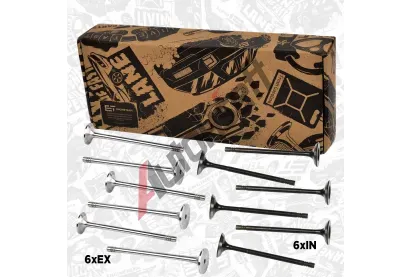 ET ENGINETEAM Sada ventilů, sací/výfukový ventil ETE VS0015, VS0015 ET ENGINETEAM Sada ventilů, sací/výfukový ventil ETE VS0015, VS0015