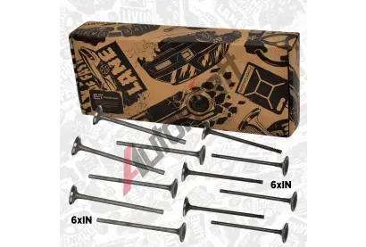 ET ENGINETEAM Sada ventil�, sac�/v�fukov� ventil ETE VS0024, VS0024