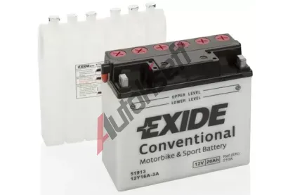 EXIDE 20Ah P, s.p. 210A, Bike Conventional, 12V, 185x80,5x170 EX 12Y16A-3A, 12Y16A-3A