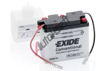 EXIDE 4Ah L, s.p. 35A, Conventional, 6V, 101x47x95 EX 6N4B-2A, 6N4B-2A