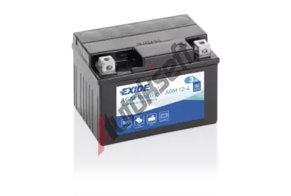 EXIDE 3Ah P, s.p. 50A, Bike Factory Sealed AGM, 12V, 113x70x85 EX AGM12-4, AGM12-4