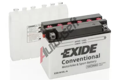 EXIDE 20Ah P, s.p. 260A, Conventional, 12V, 205x90x162 EX E50-N18L-A, E50-N18L-A