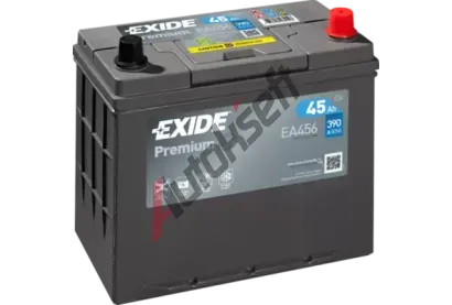 EXIDE 45Ah P, s.p. 390A, PREMIUM ***, 12V, 237x127x227 EX EA456, EA456