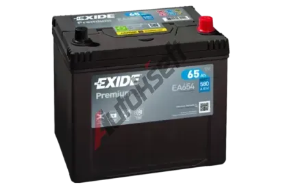 EXIDE 65Ah P, s.p. 580A, PREMIUM ***, 12V, 230x173x222 EX EA654, EA654