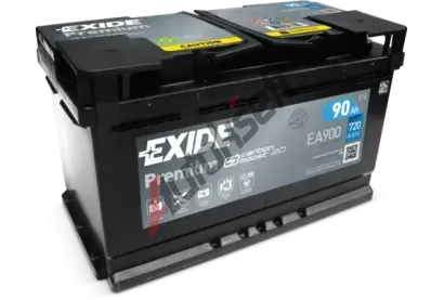 EXIDE 90Ah P, s.p. 720A, PREMIUM ***, 12V, 315x175x190 EX EA900, EA900