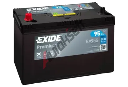 EXIDE 95Ah L, s.p. 800A, PREMIUM ***, 12V, 306x173x222 EX EA955, EA955