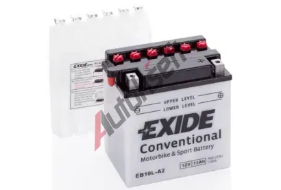 EXIDE 11Ah P, s.p. 130A, Conventional, 12V, 134,8x90x145 EX EB10L-A2, EB10L-A2