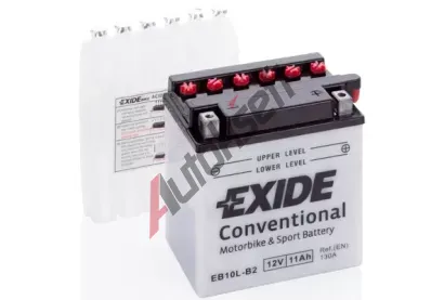 EXIDE 11Ah P, s.p. 130A, Conventional, 12V, 134,9x90x145 EX EB10L-B2, EB10L-B2