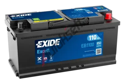 EXIDE 110Ah P, s.p. 850A, EXCELL **, 12V, 392x175x190 EX EB1100, EB1100