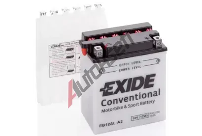 EXIDE 12Ah P, s.p. 165A, Conventional, 12V, 134x80,1x160 EX EB12AL-A2, EB12AL-A2