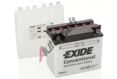 EXIDE 19Ah L, s.p. 190A, Conventional, 12V, 175x100x155 EX EB16-B, EB16-B
