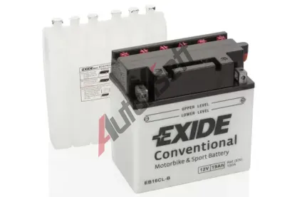 EXIDE 19Ah P, s.p. 190A, Conventional, 12V, 175x100x175 EX EB16CL-B, EB16CL-B