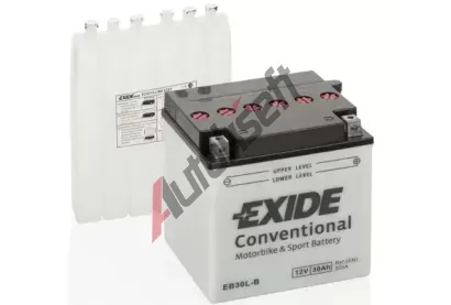 EXIDE 30Ah P, s.p. 300A, Conventional, 12V, 165x130x175 EX EB30L-B, EB30L-B