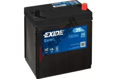 EXIDE 35Ah P, s.p. 240A, EXCELL **, 12V, 187x127x220 EX EB356, EB356
